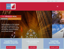 Tablet Screenshot of churchrealty.com